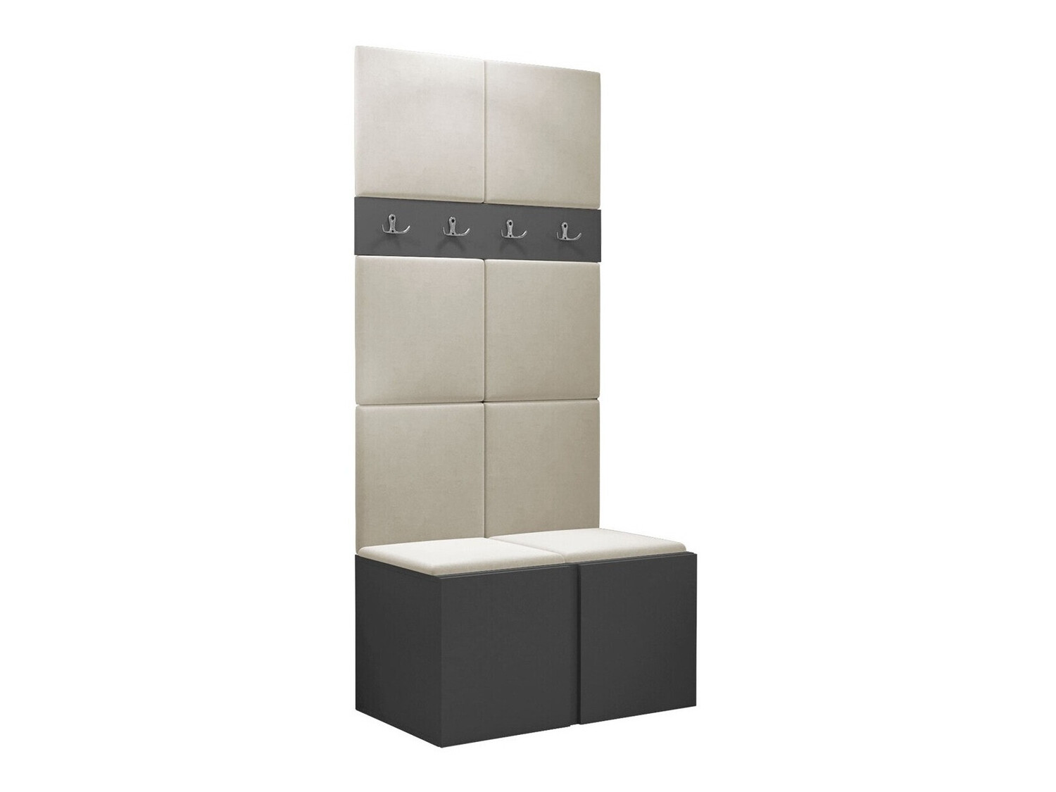 Conjunto para recibidor Hartford 267 (Grafito)