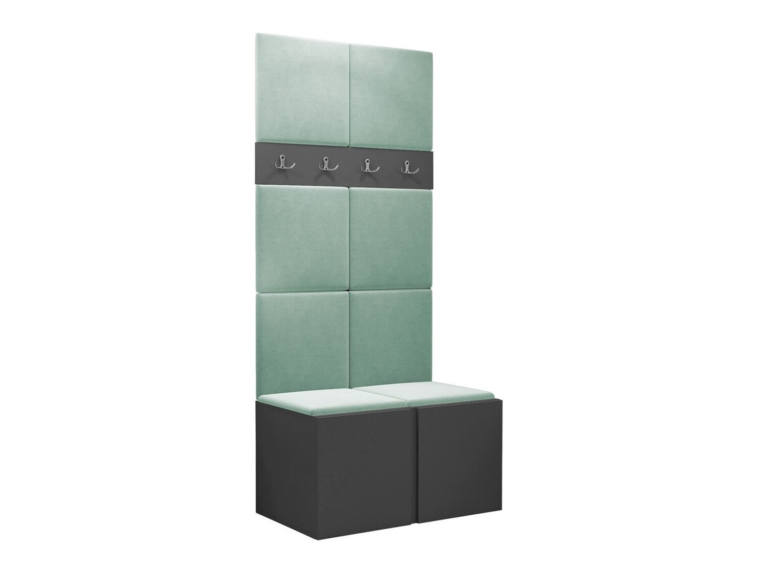 Conjunto para recibidor Hartford 267 (Grafito)