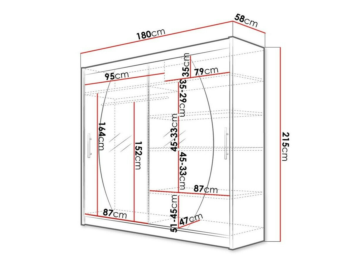 Armario Closico 102 (Negro)