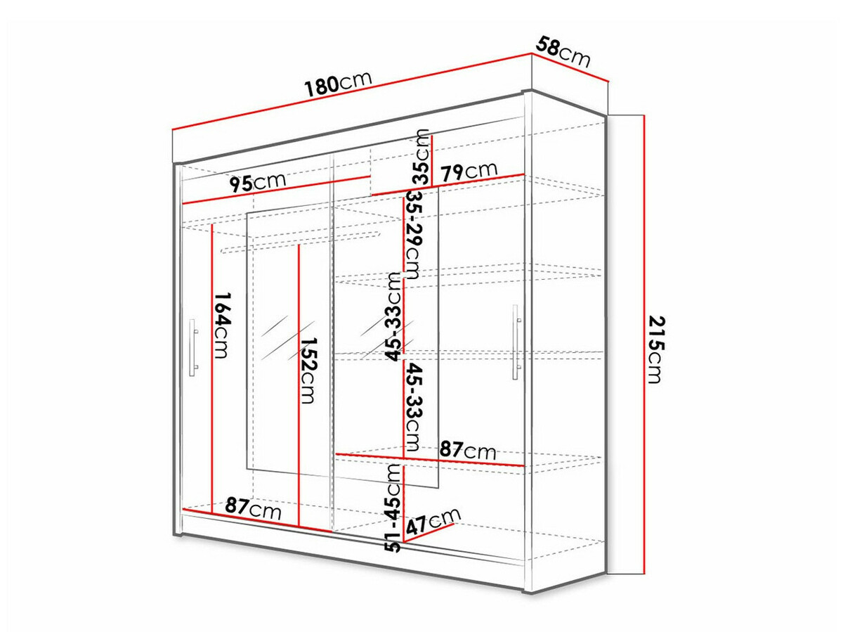 Armario Closico 106 (Negro)