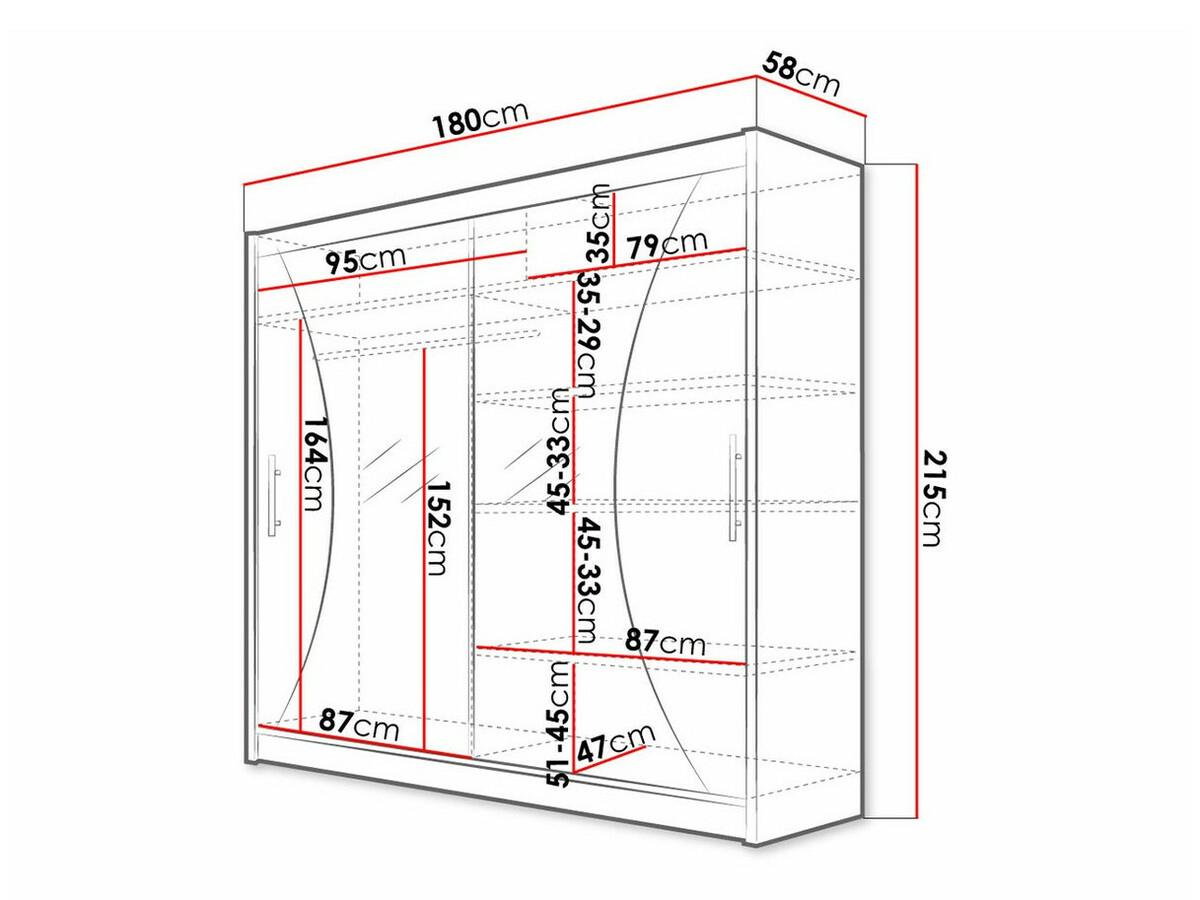 Armario Closico 124 (Blanco)