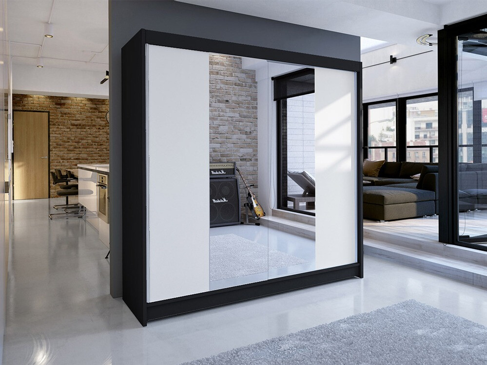 Armario Closico Cavaris II (Negro + Blanco)