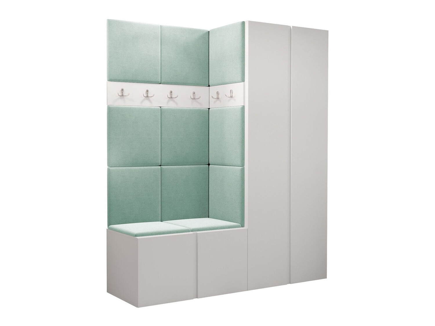 Conjunto para recibidor Hartford 266 (Blanco)