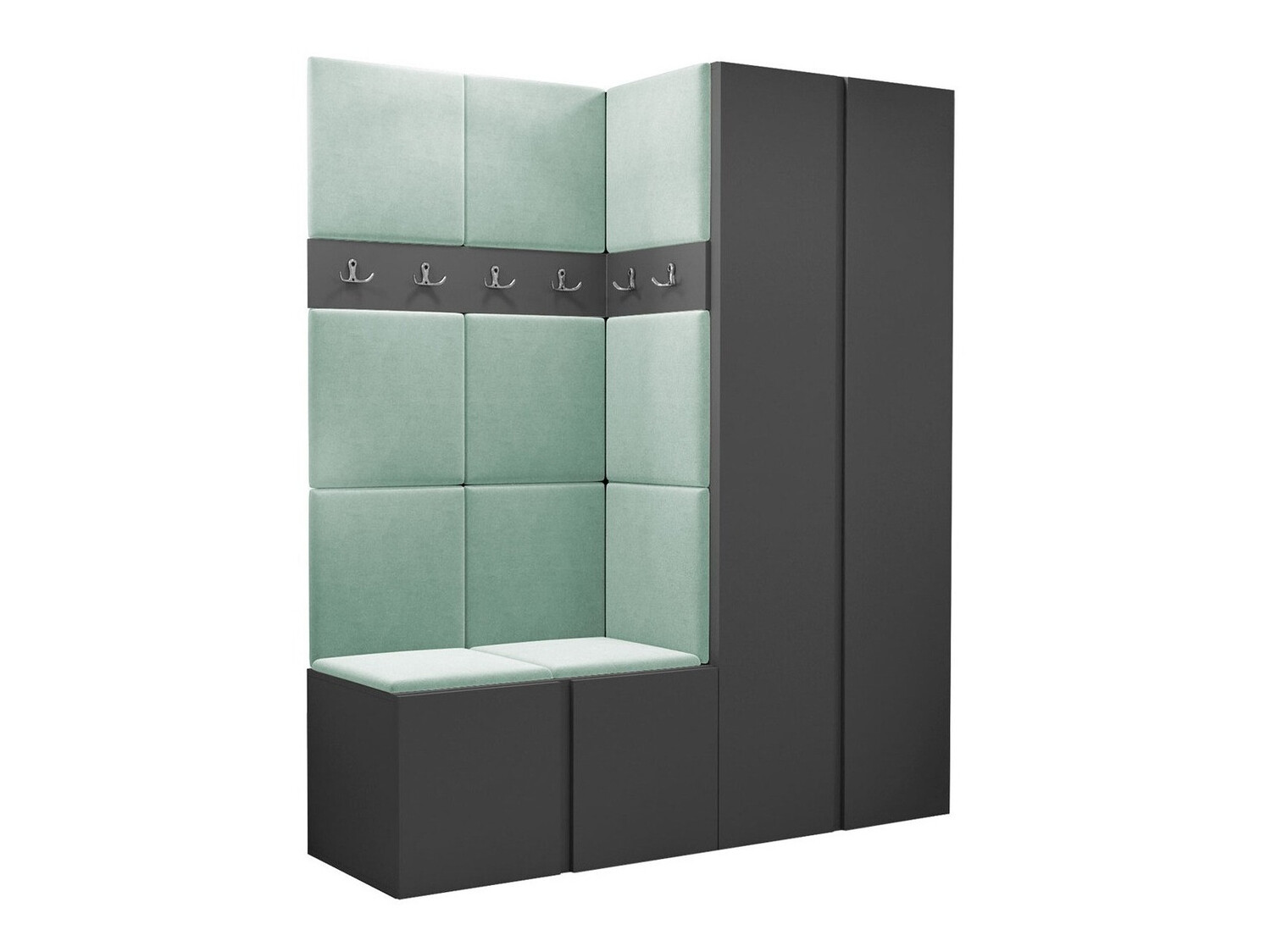 Conjunto para recibidor Hartford 266 (Grafito)