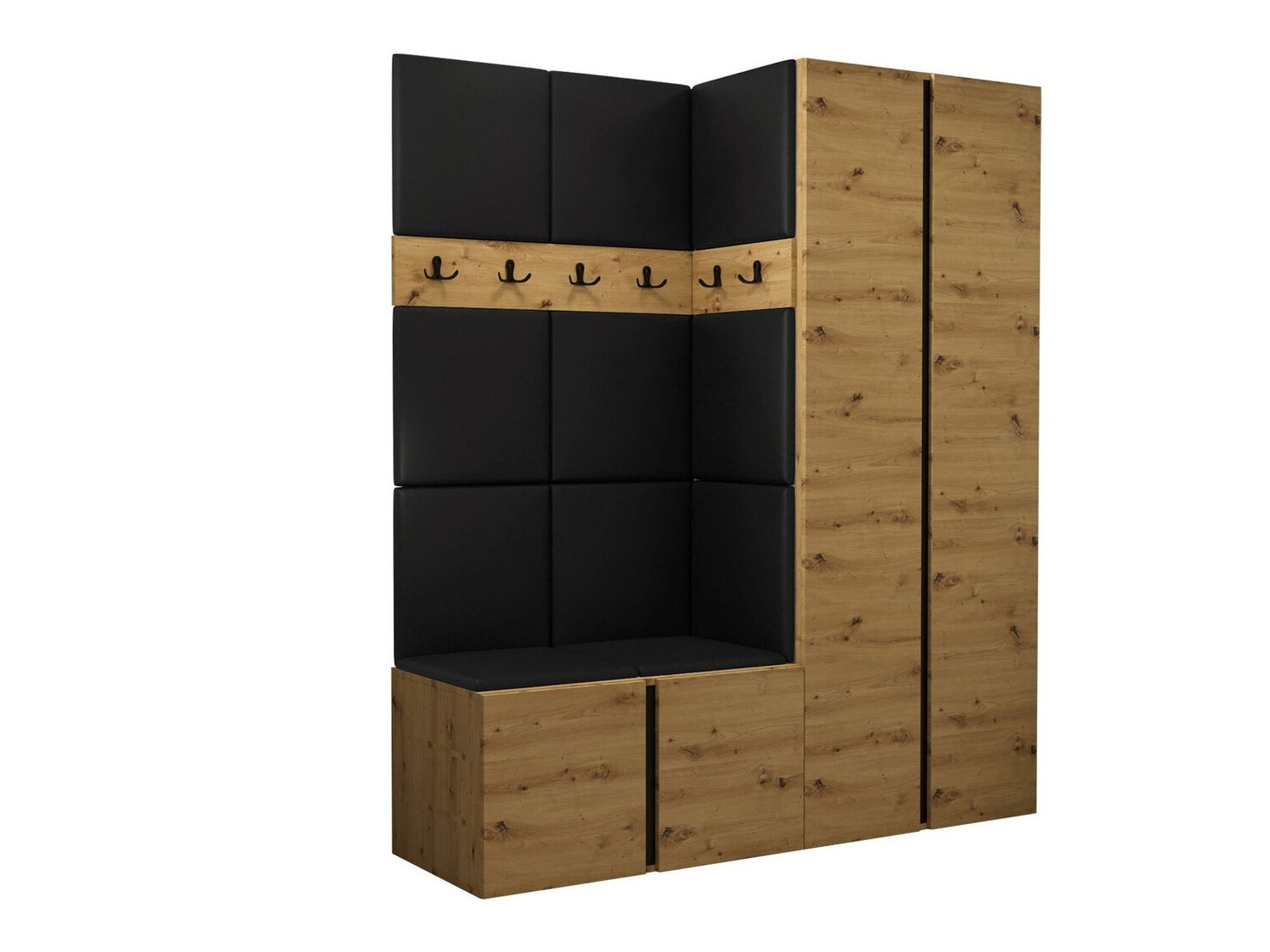 Conjunto para recibidor Hartford 266 (Roble Artisan)