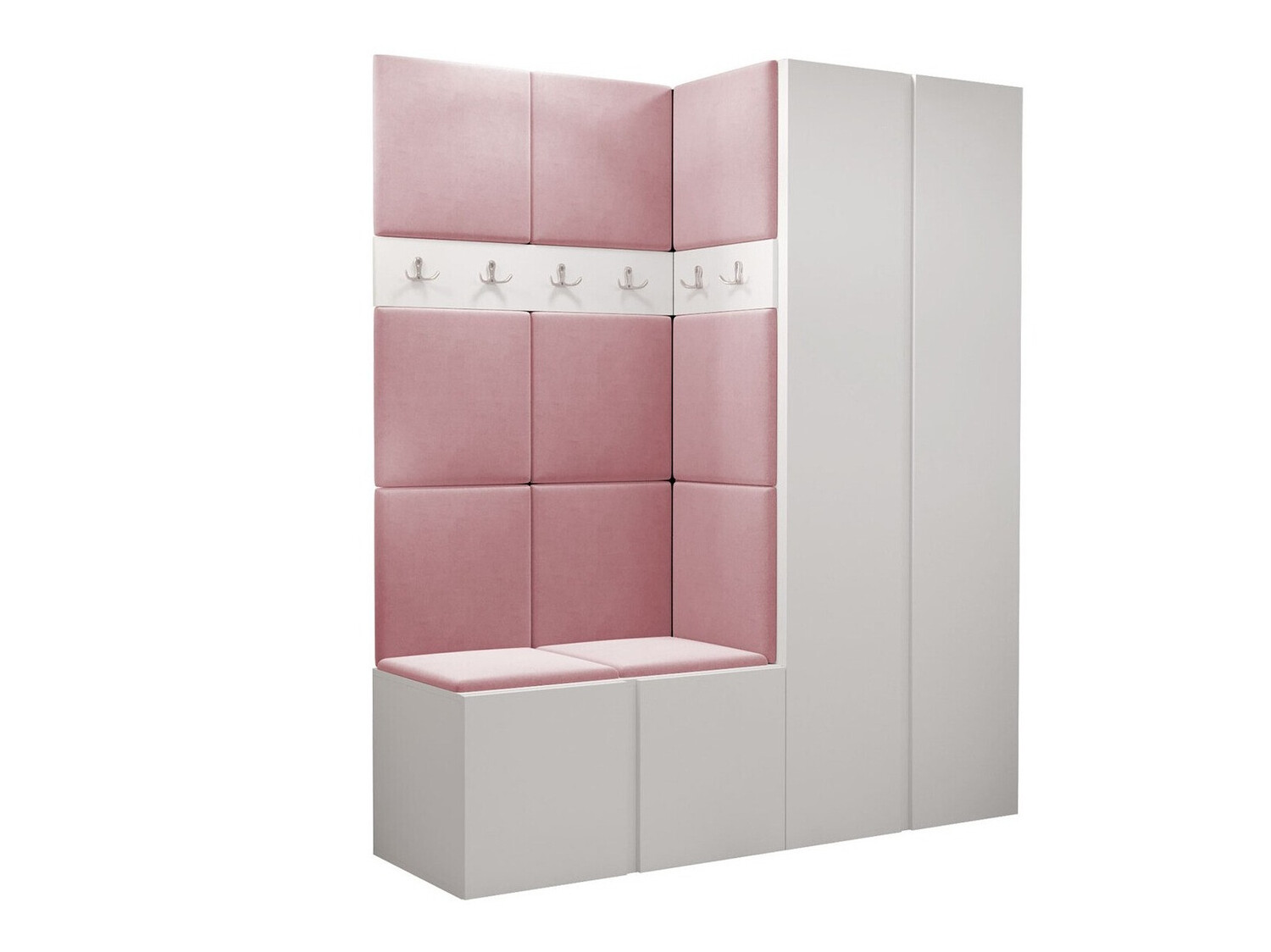 Conjunto para recibidor Pinis III (Blanco)