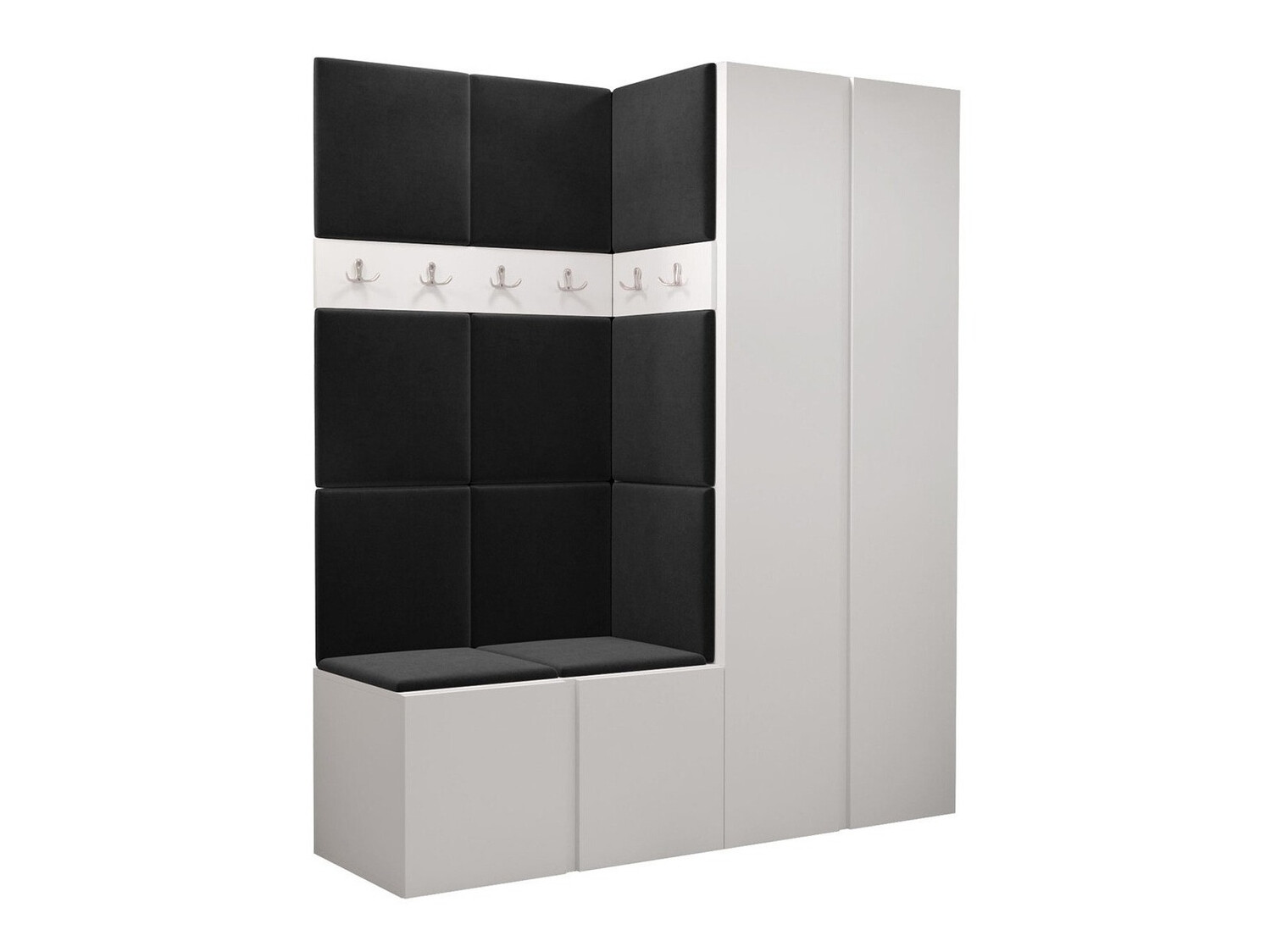 Conjunto para recibidor Pinis III (Blanco)