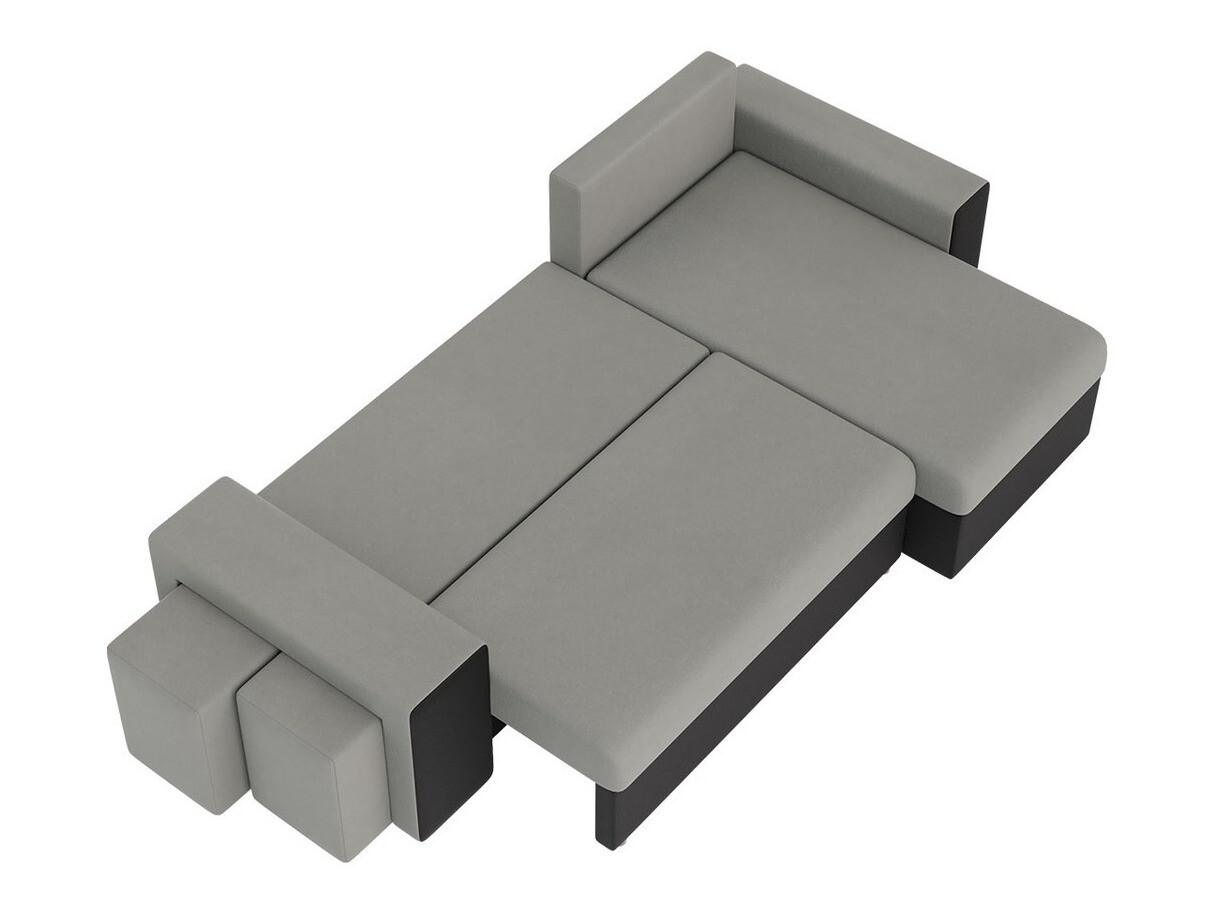 Sofá rinconero Memphis 124 (Mikrofaza 48 + Mikrofaza 41)