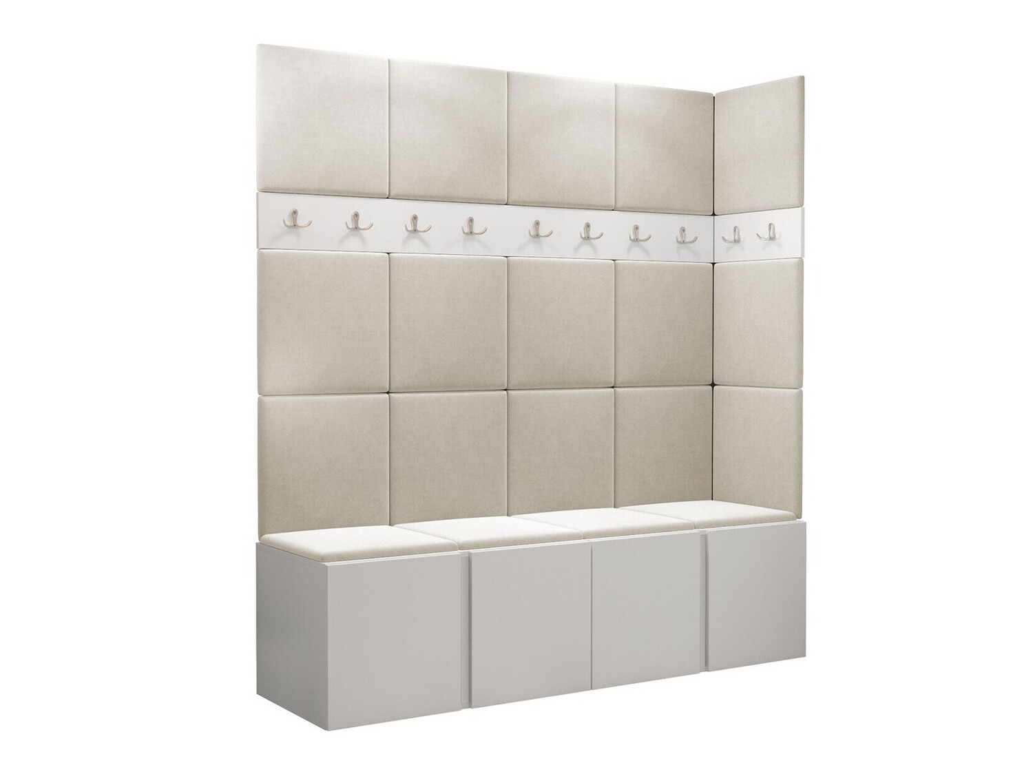 Conjunto para recibidor Hartford 265 (Blanco)