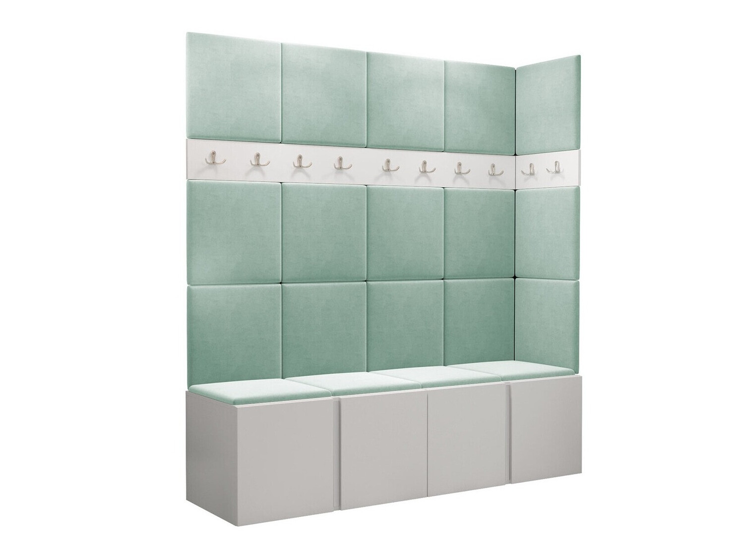 Conjunto para recibidor Hartford 265 (Blanco)