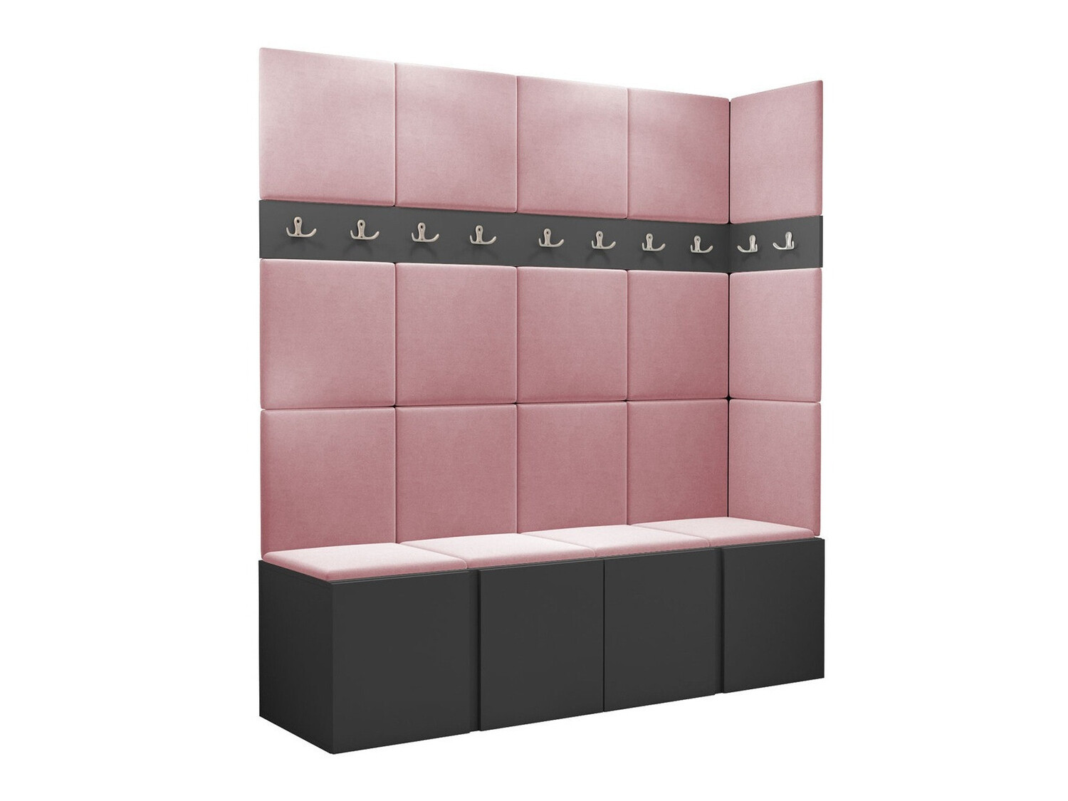 Conjunto para recibidor Hartford 265 (Grafito)