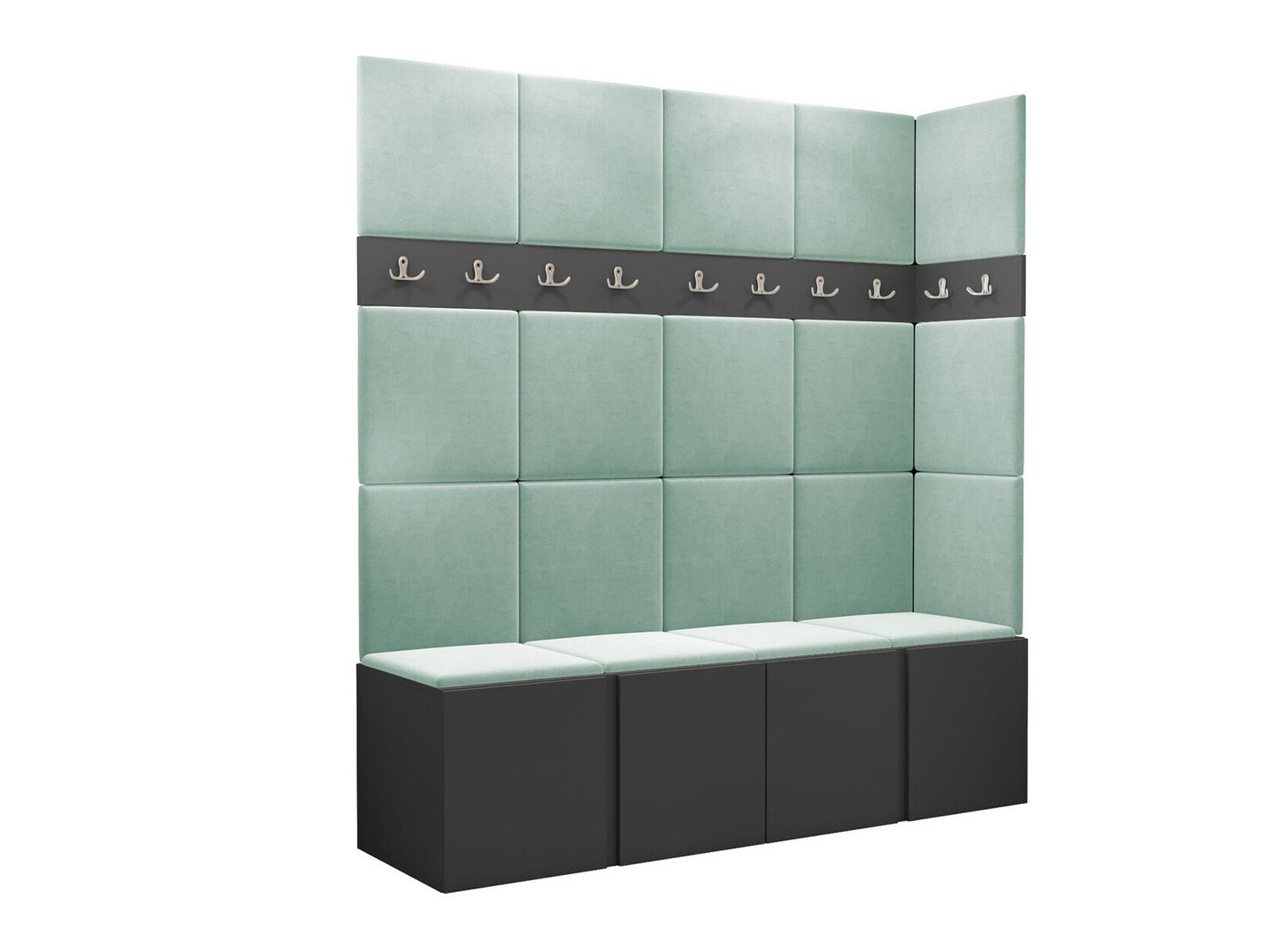 Conjunto para recibidor Hartford 265 (Grafito)