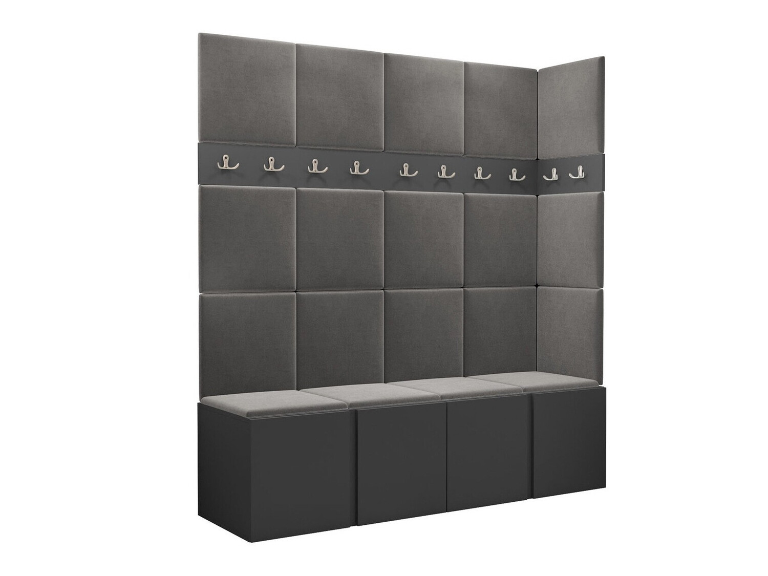 Conjunto para recibidor Hartford 265 (Grafito)