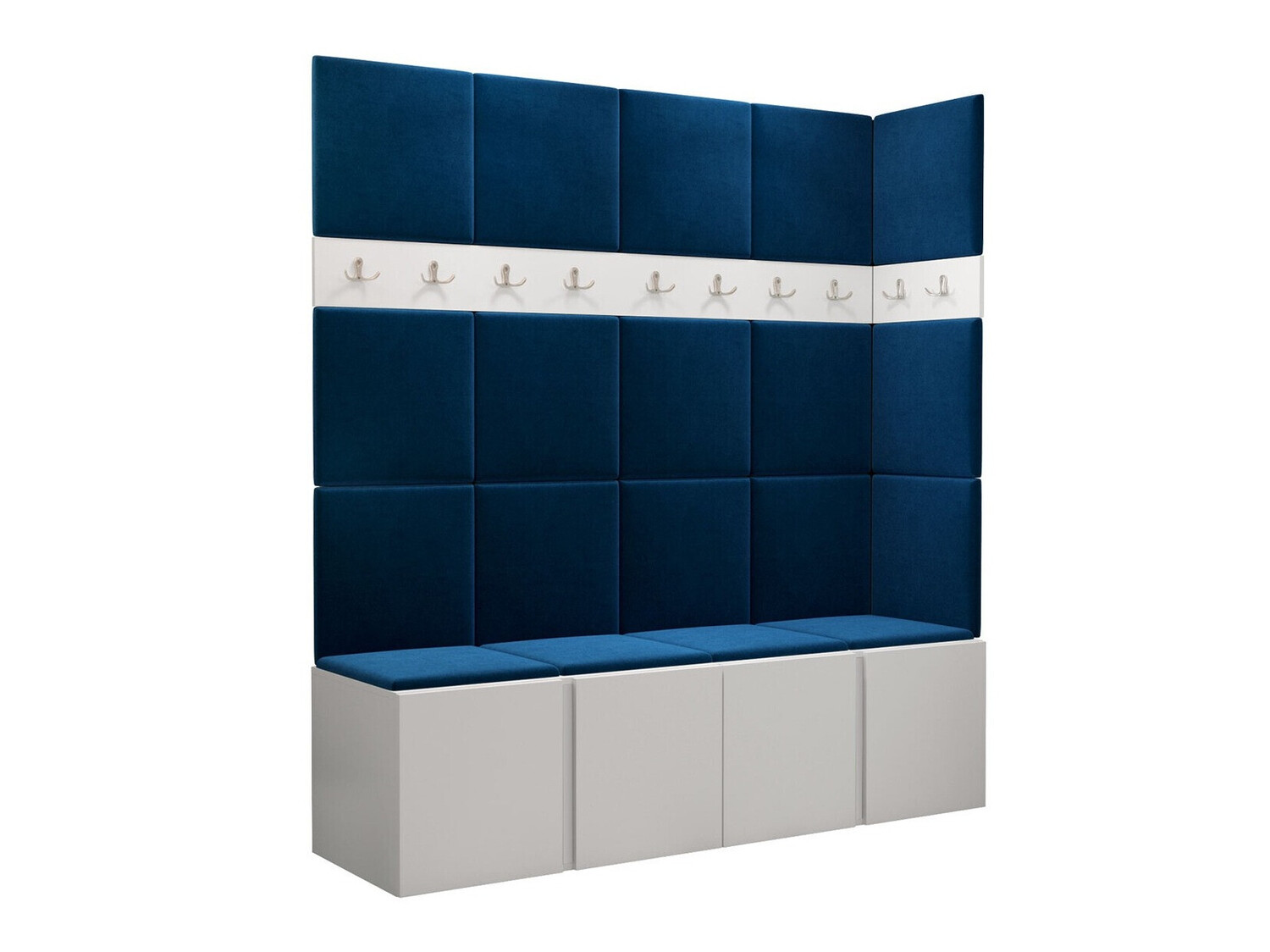 Conjunto para recibidor Pinis II (Blanco)