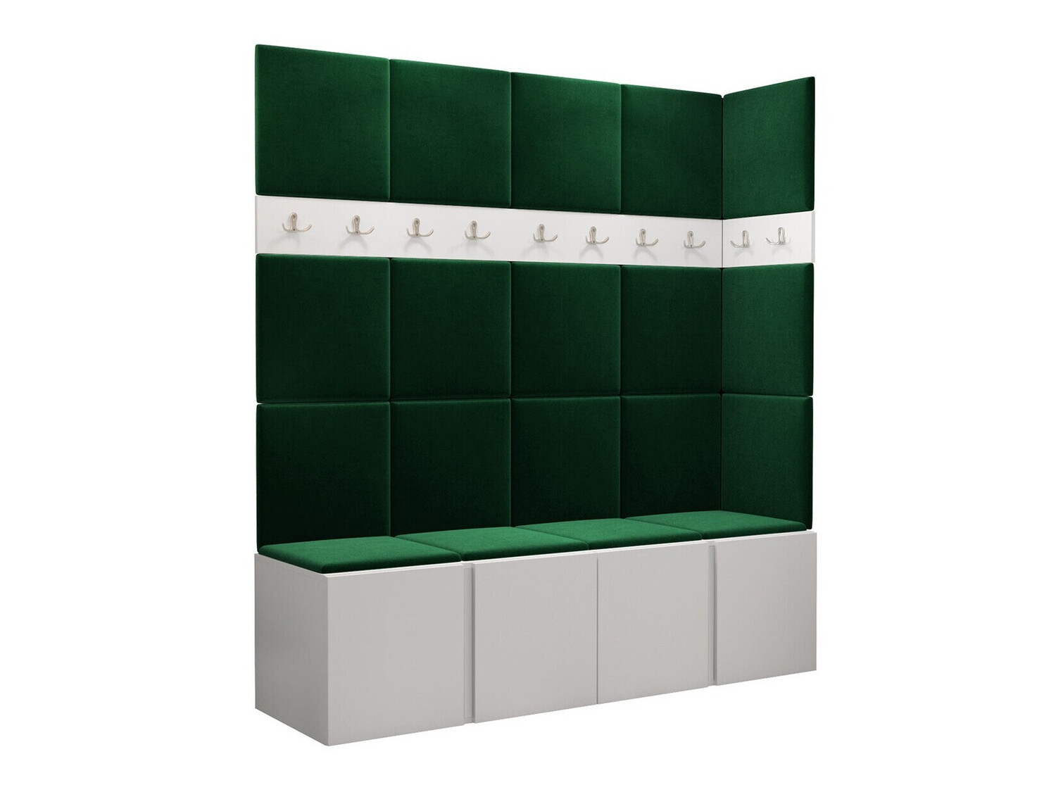 Conjunto para recibidor Pinis II (Blanco)