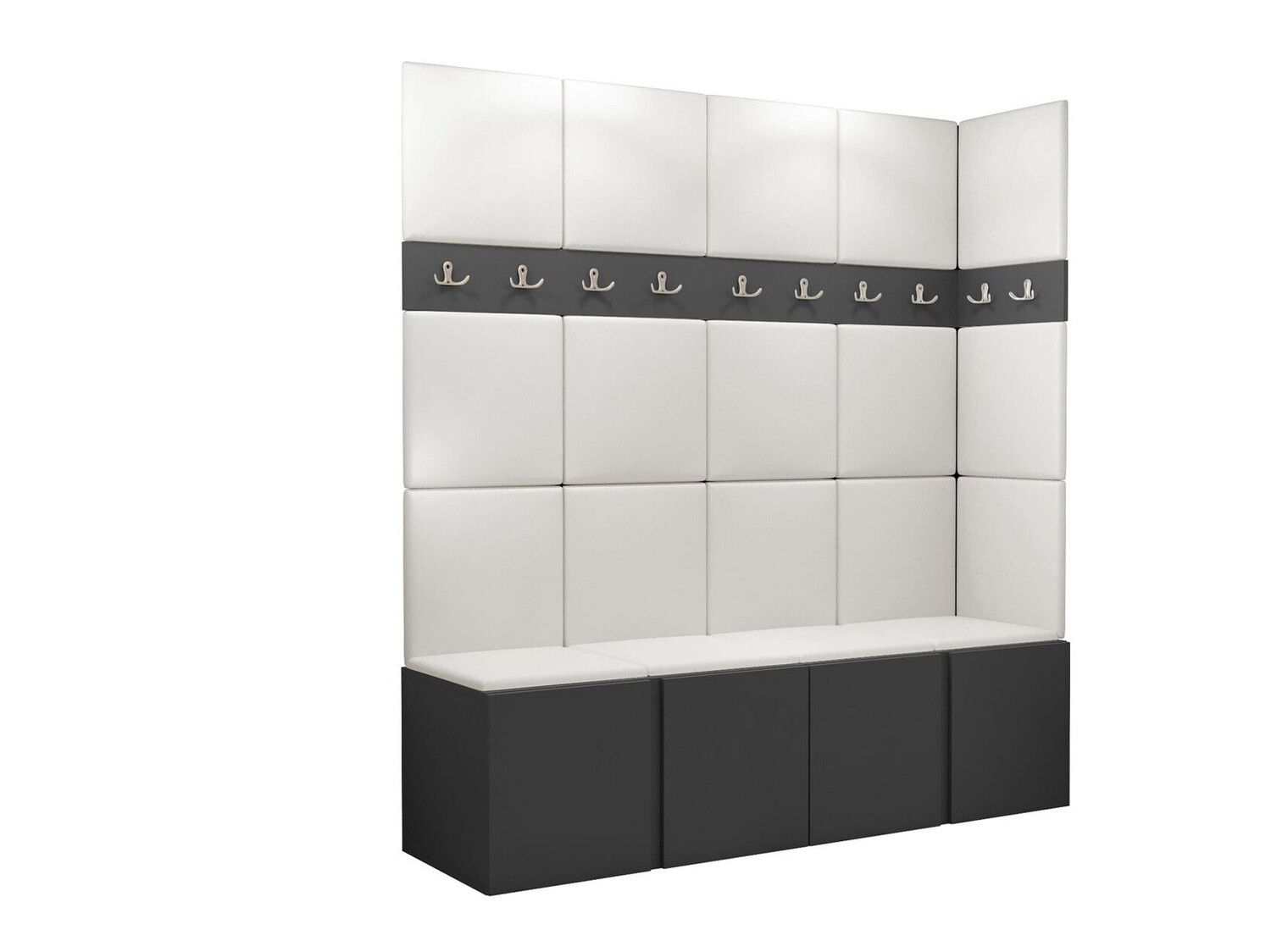 Conjunto para recibidor Pinis II (Grafito)