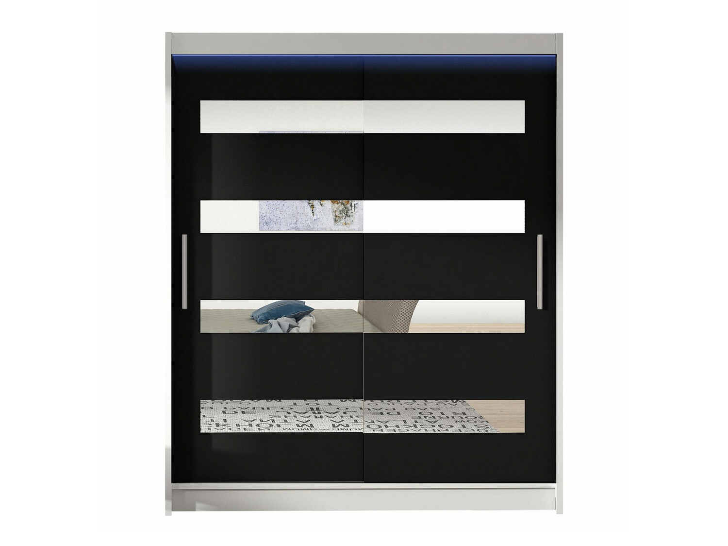 Armario Closico Camera XIII (Blanco + Negro)