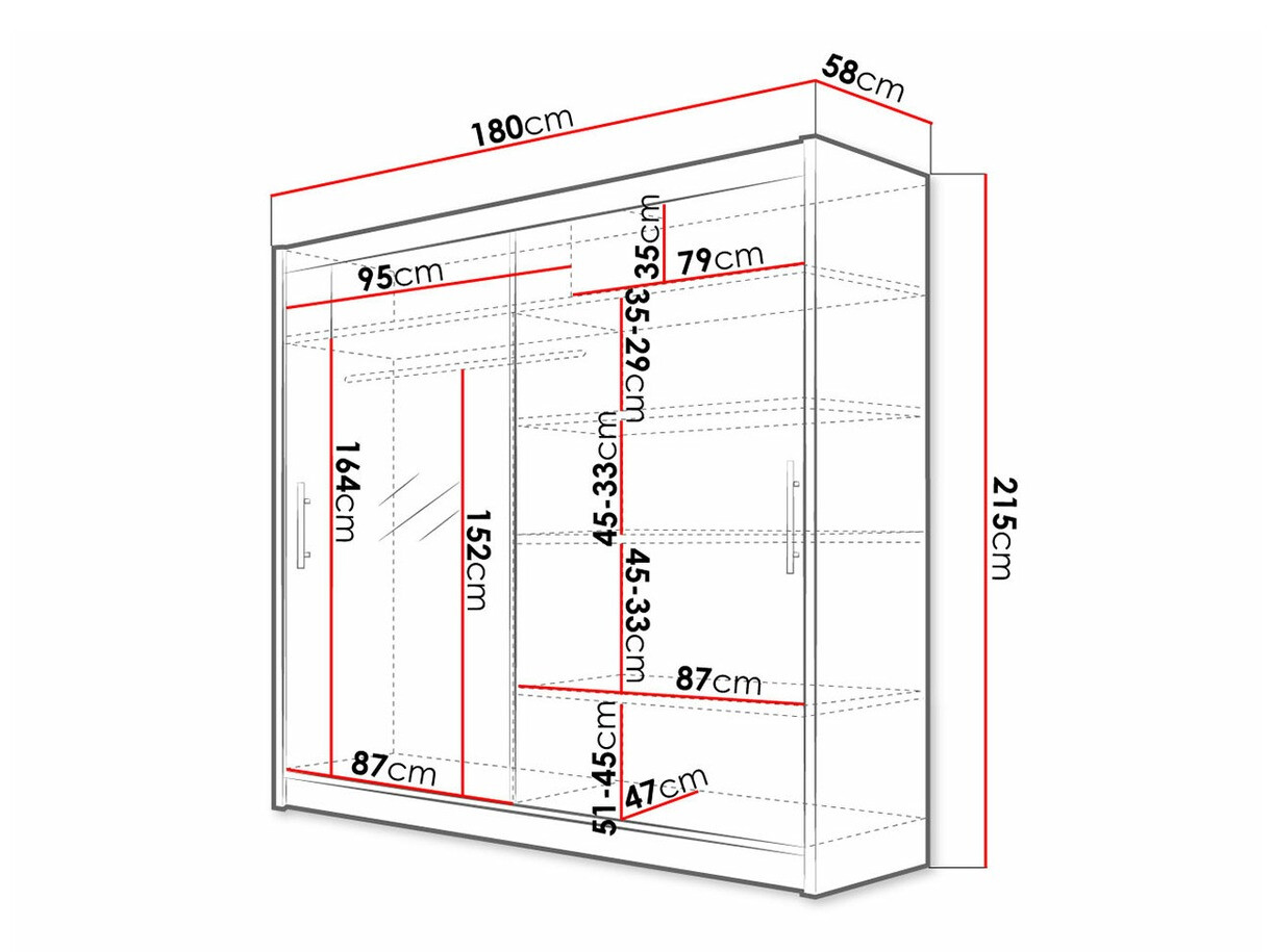 Armario Closico Pallor VI (Blanco)
