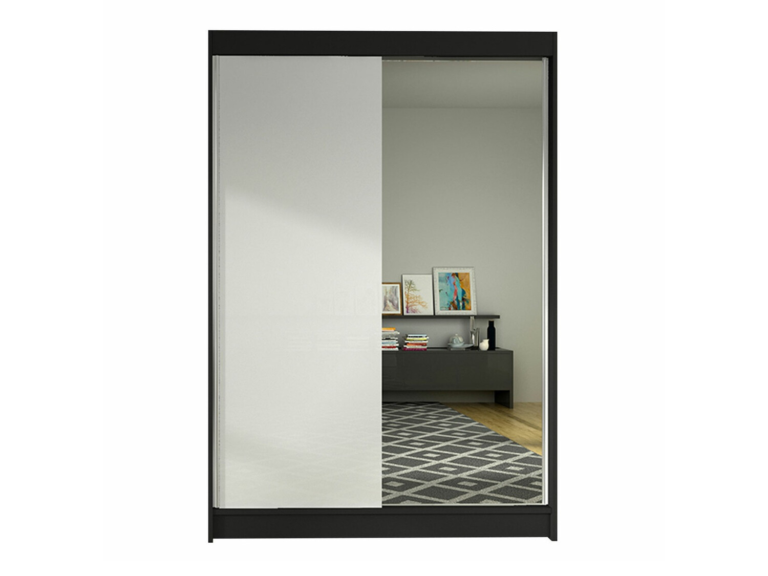 Armario Closico Salvor I (Negro + Blanco)