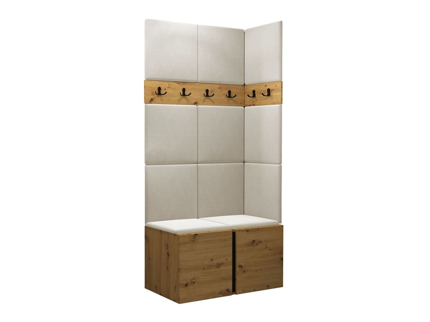 Conjunto para recibidor Hartford 264 (Roble Artisan)