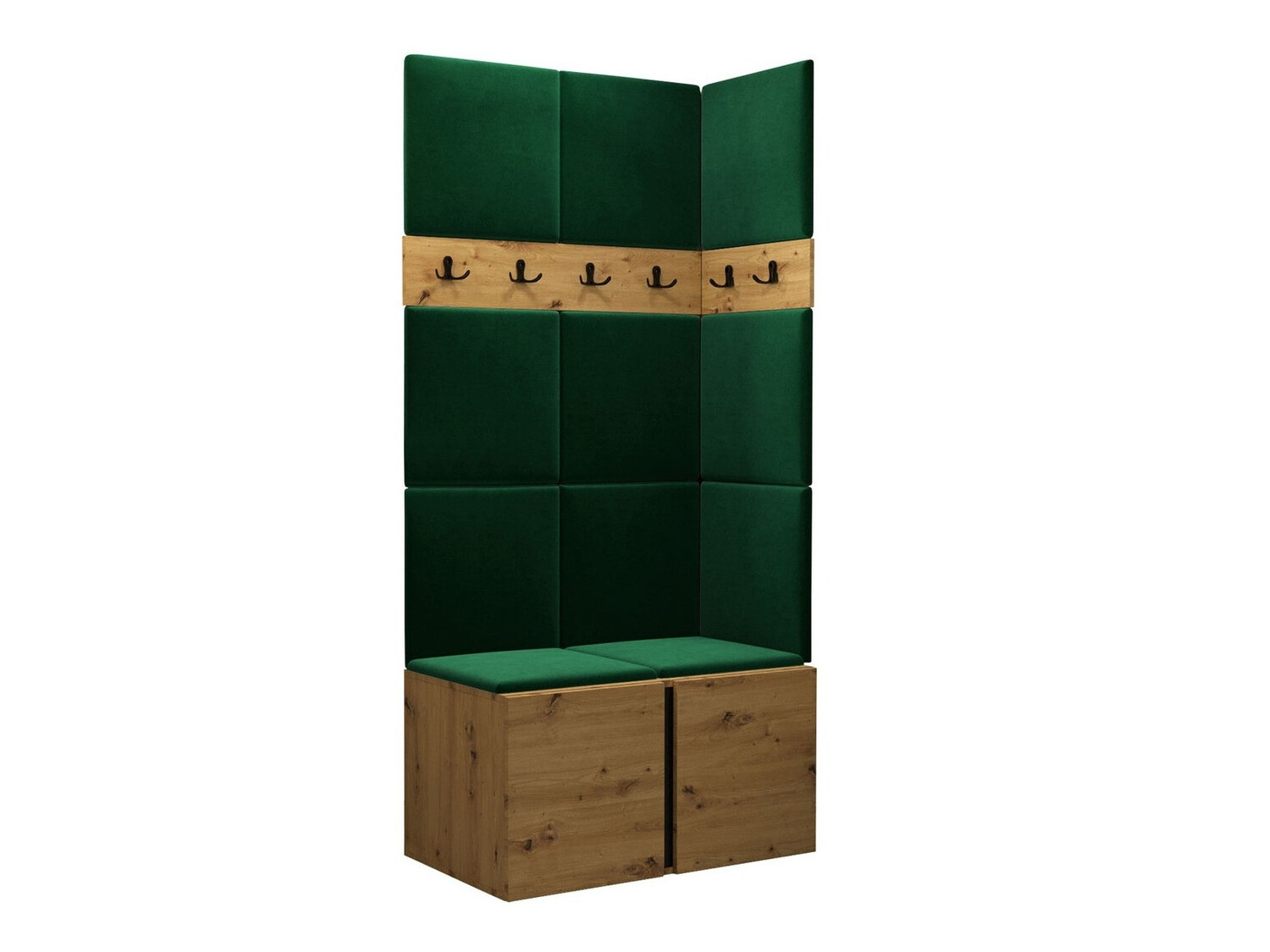 Conjunto para recibidor Hartford 264 (Roble Artisan)