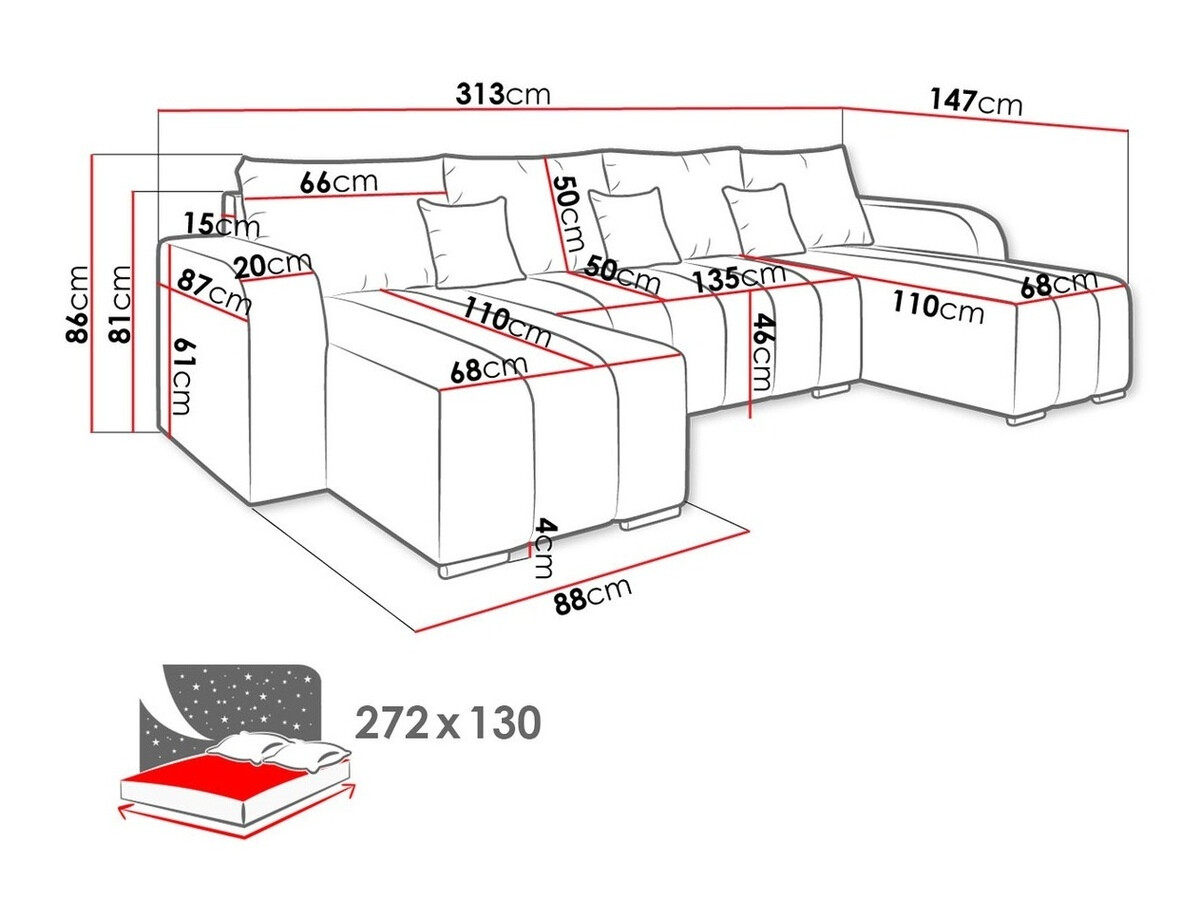 Sofá rinconero Muncie 108 (Manila 35)