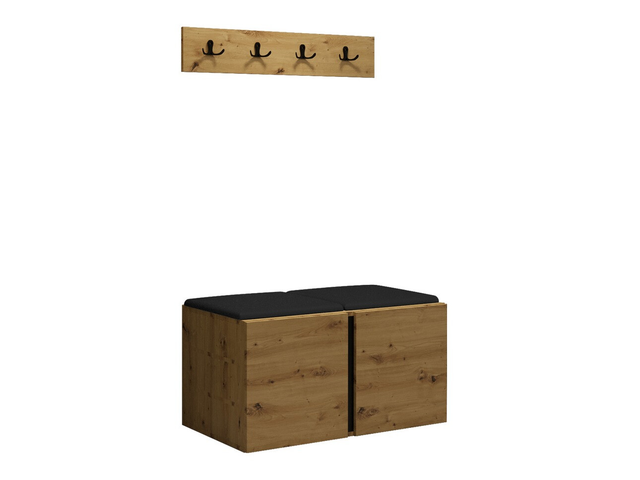 Conjunto para recibidor Hartford 275 (Cuero ecológico Soft 011)