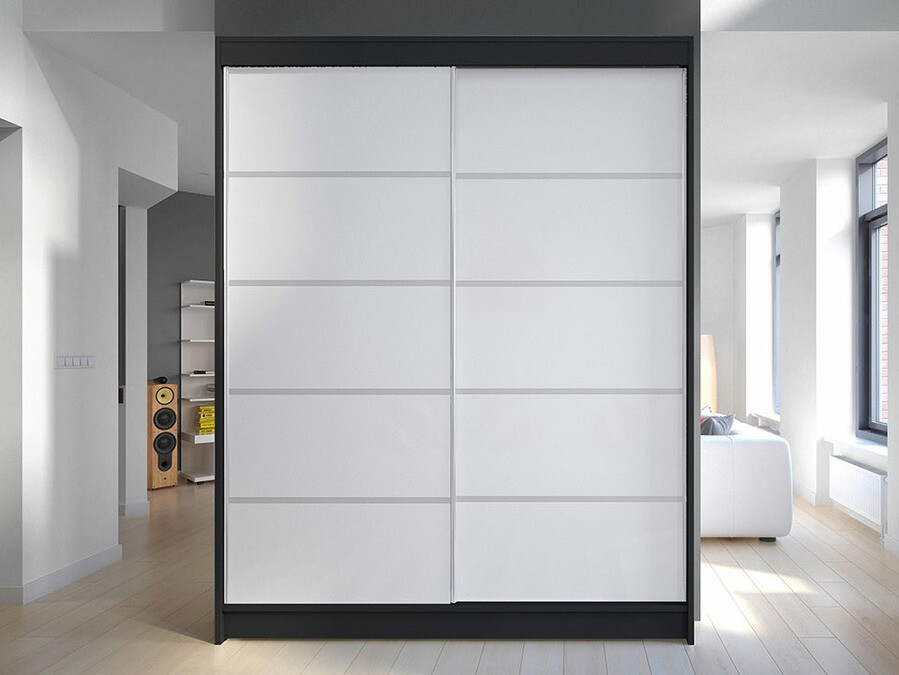 Armario Closico Vastor IV (Negro + Blanco)