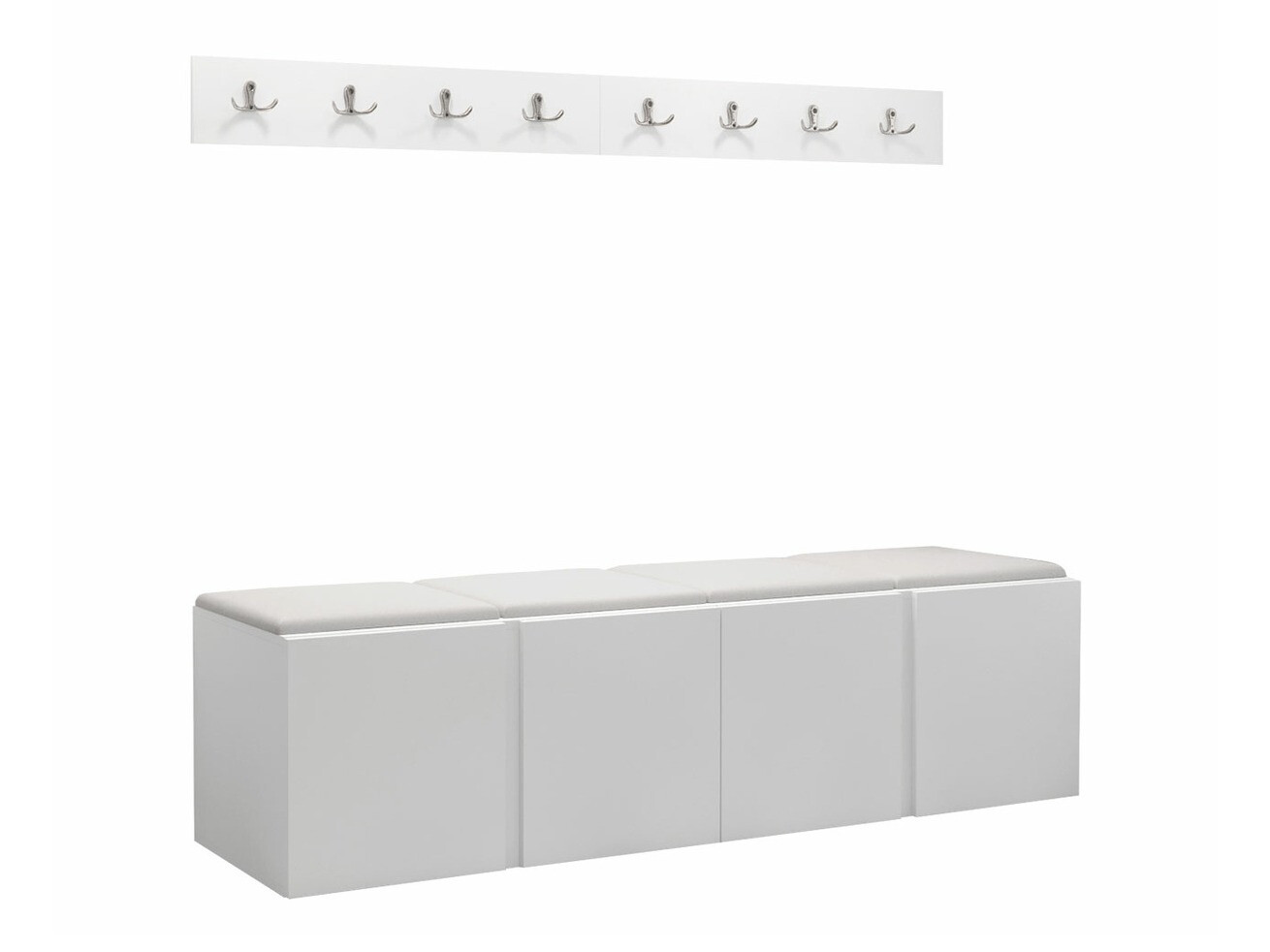 Conjunto para recibidor Pinis VII (Cuero ecológico Soft 017)