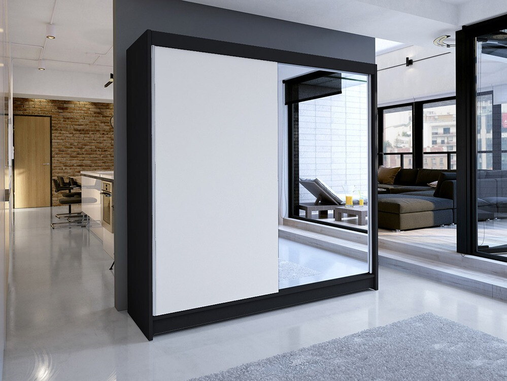 Armario Closico Cavaris I (Negro + Blanco)