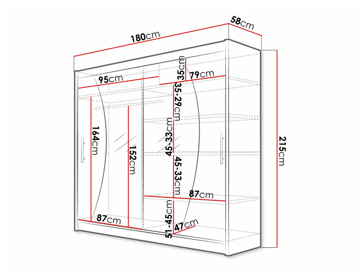 Armario Closico Pallor IX (Negro)