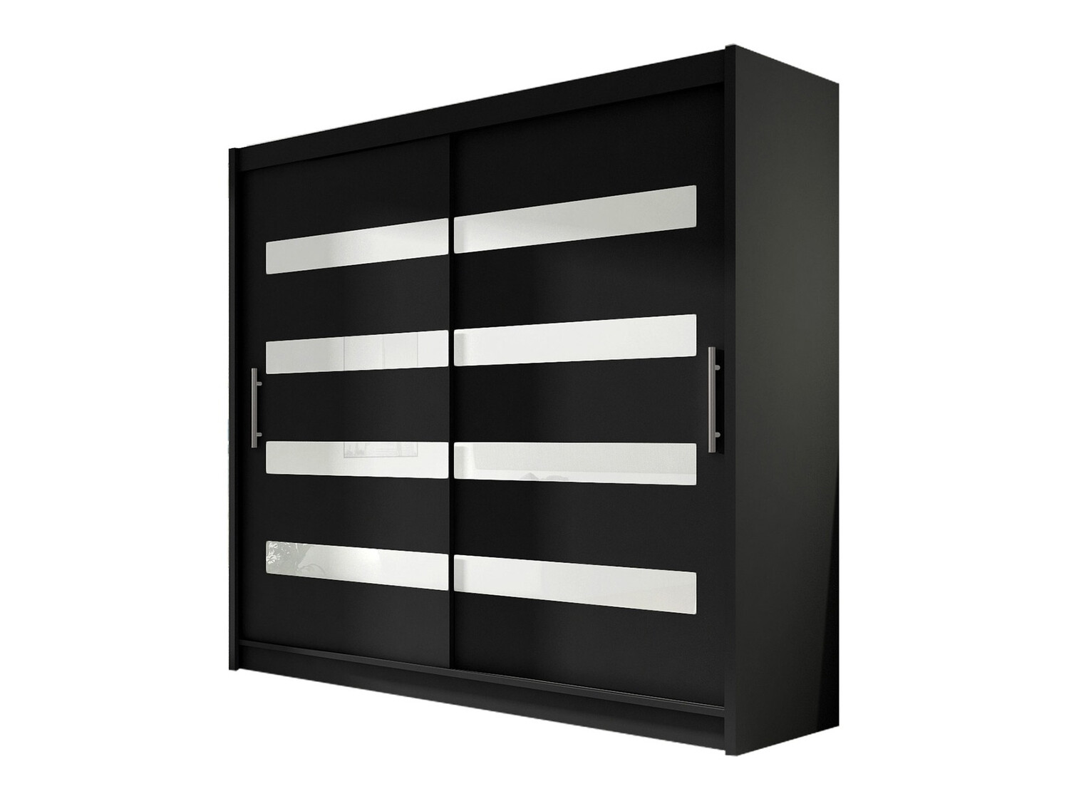 Armario Closico Pallor XI (Negro + Blanco brillante)