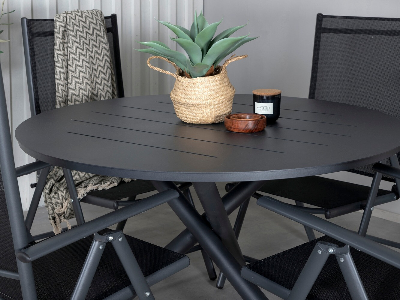 Conjunto de mesa y sillas Dallas 487