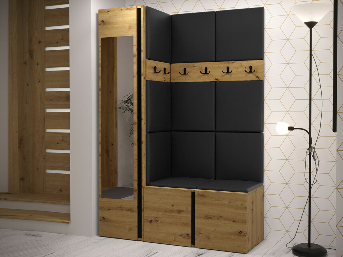 Conjunto para recibidor Hartford 277 (Cuero ecológico Soft 011)