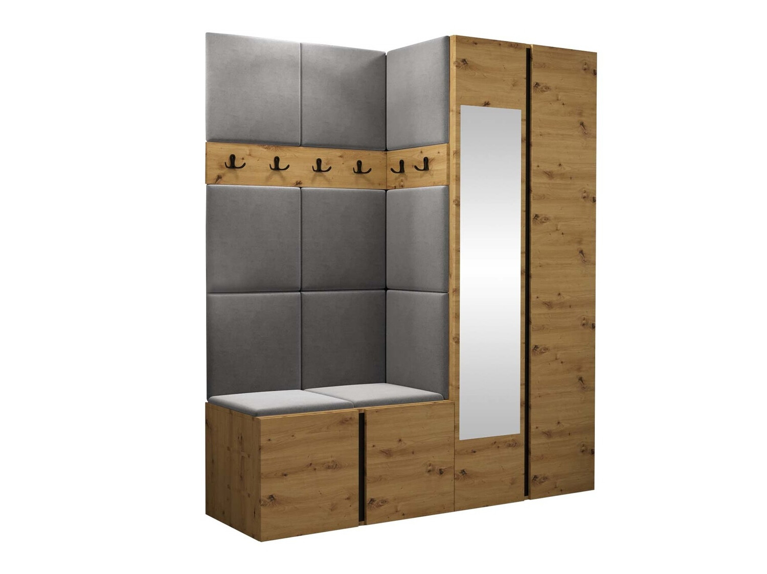 Conjunto para recibidor Pinis X (Manila 16)