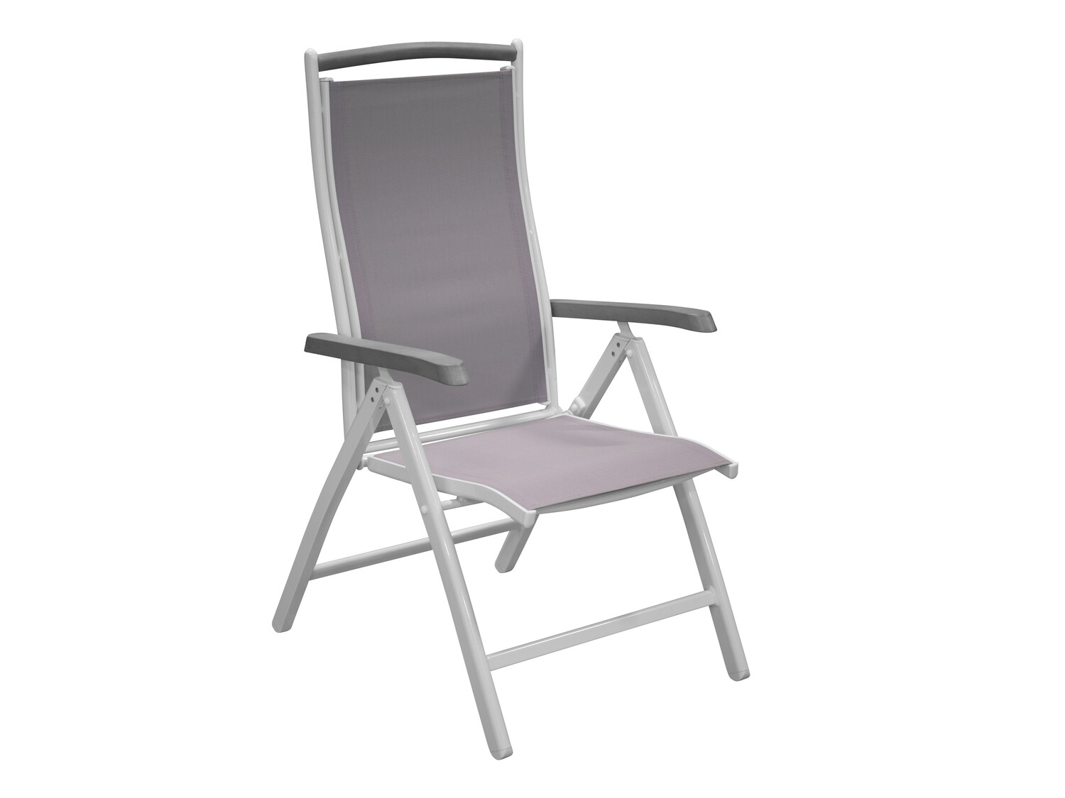 Silla para exterior Dallas 742 (Gris + Blanco)