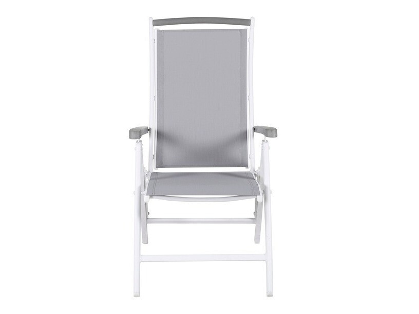 Silla para exterior Dallas 742 (Gris + Blanco)