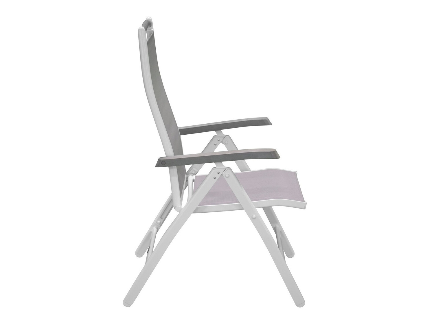 Silla para exterior Dallas 742 (Gris + Blanco)