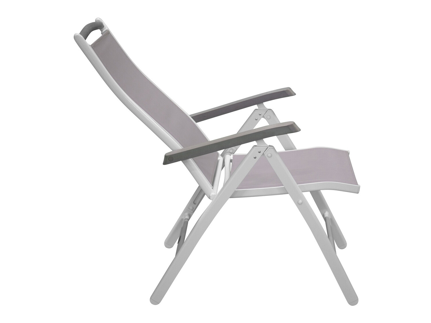 Silla para exterior Dallas 742 (Gris + Blanco)