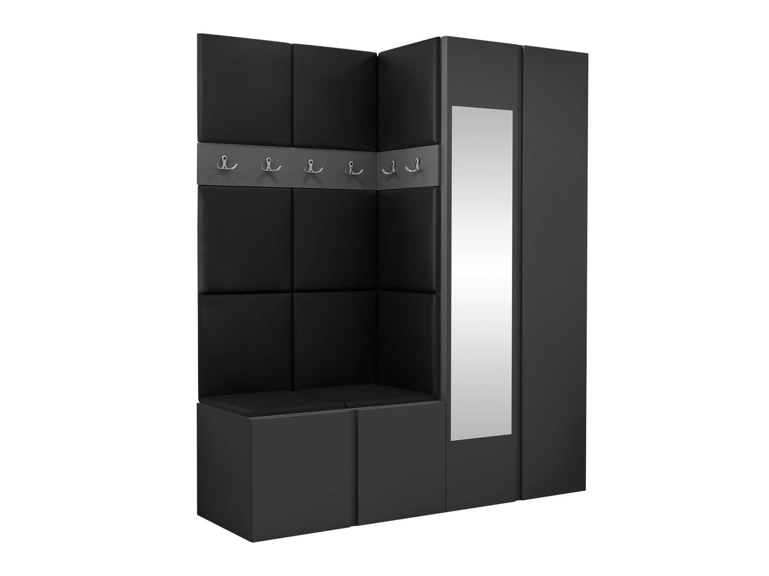 Conjunto para recibidor Hartford 278 (Cuero ecológico Soft 011)