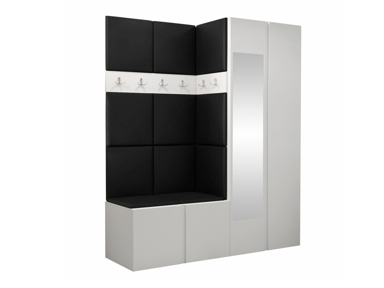 Conjunto para recibidor Pinis X (Cuero ecológico Soft 011)