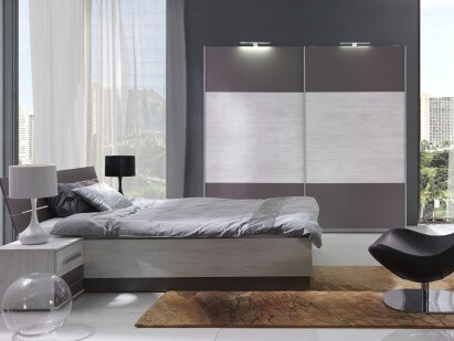 Cama Murrieta 149 (Pino nórdico + Gris)