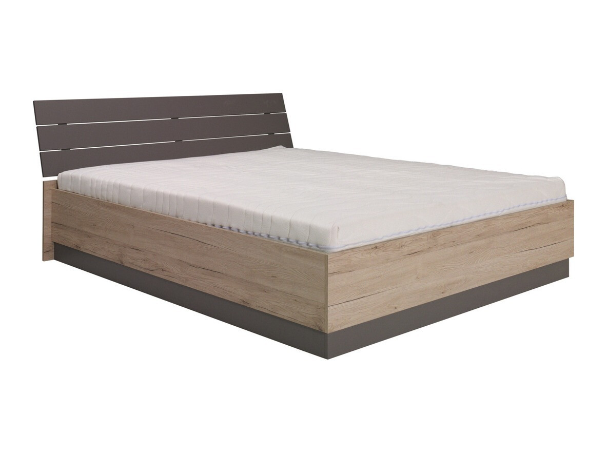 Cama Murrieta 149 (Roble sanremo + Gris)