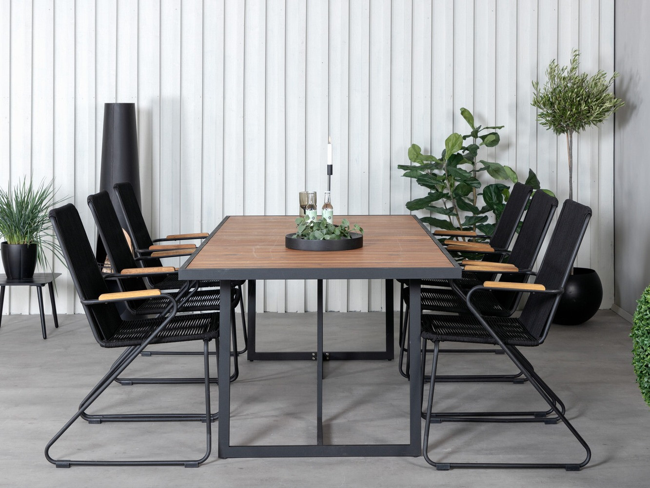 Conjunto de mesa y sillas Dallas 2913