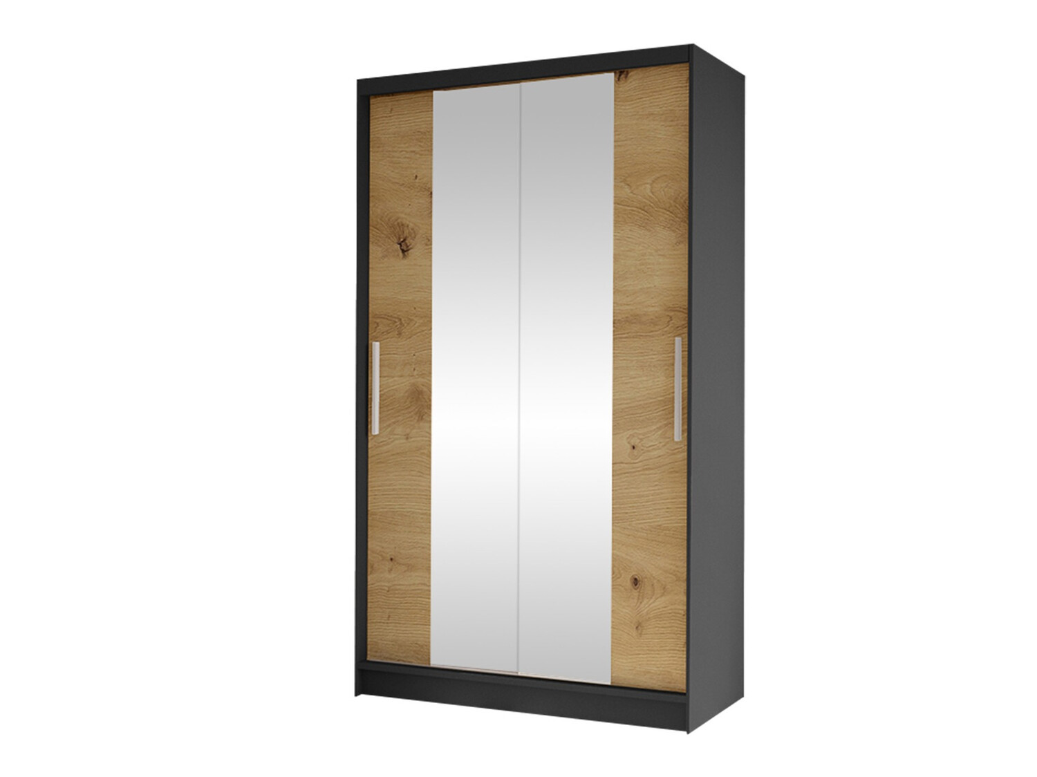 Armario Closico Structor II (Negro + Roble Artisan)