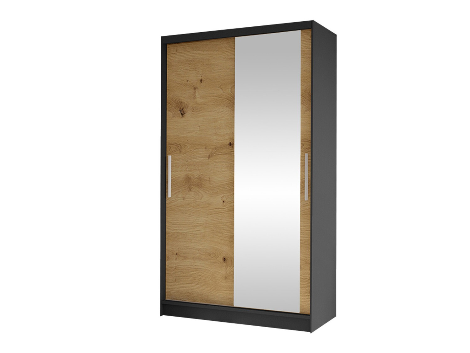 Armario Closico Structor VI (Negro + Roble Artisan)