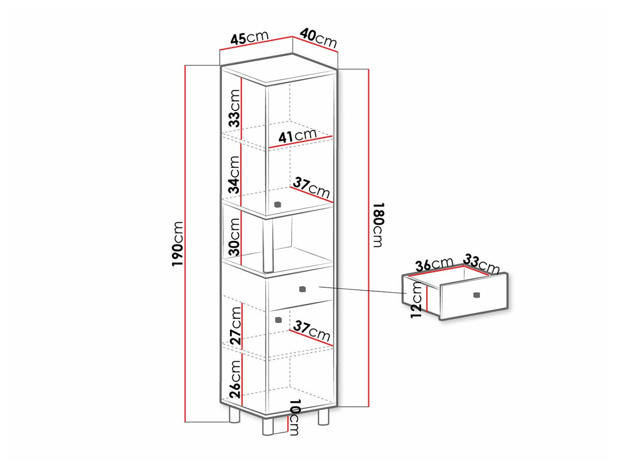 Estantería Omaha P104