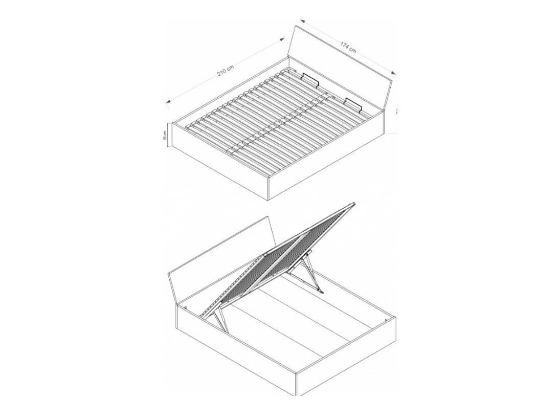 Cama Elicavo 103 (Blanco)