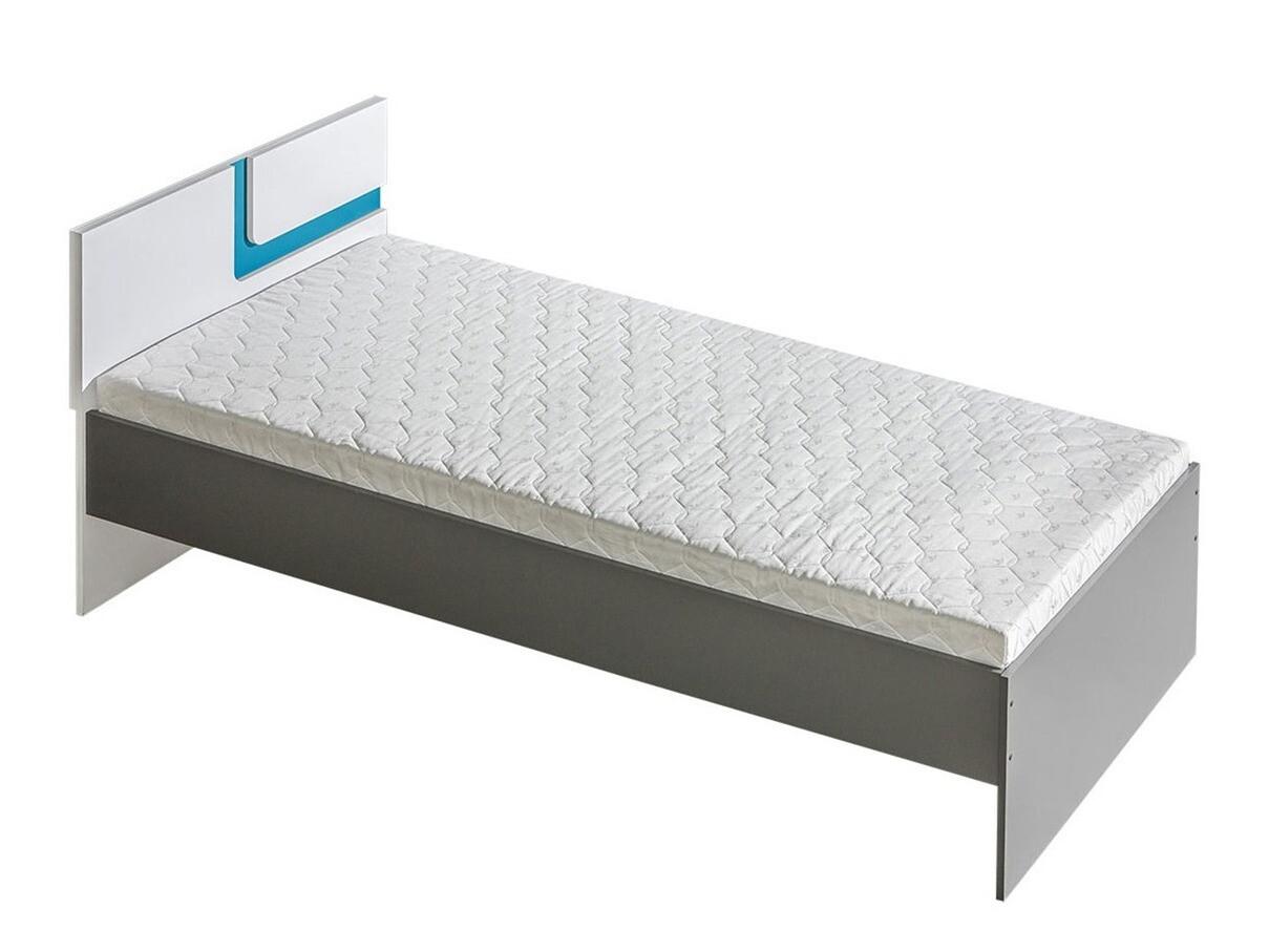 Cama Levtala 112 (Antracita + Blanco + Turquesa)
