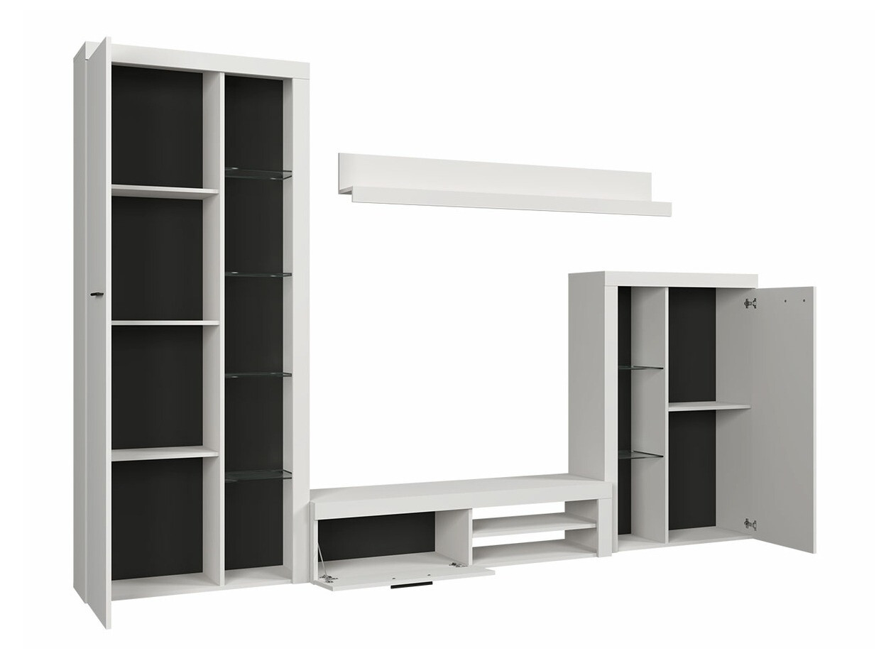 Conjunto de salón Tucson 103 (Blanco + Hormigón)